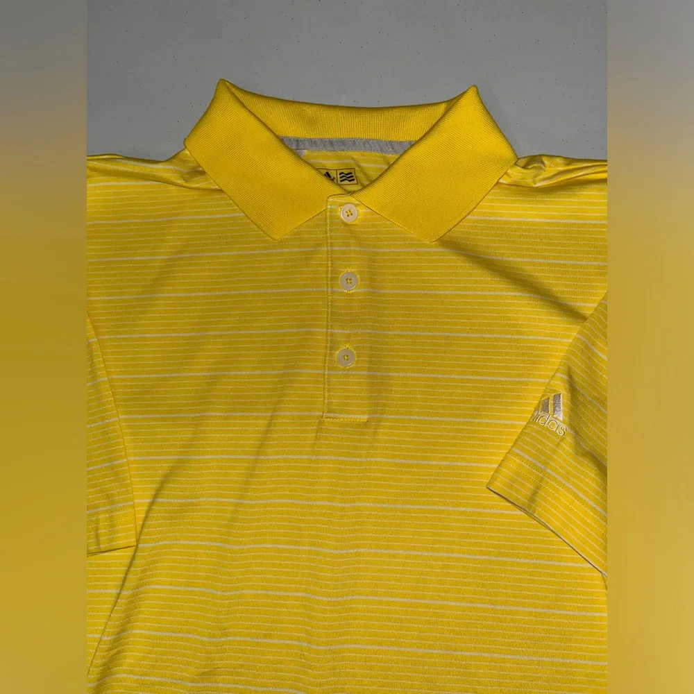 💜 Adidas Athletic Striped Polo